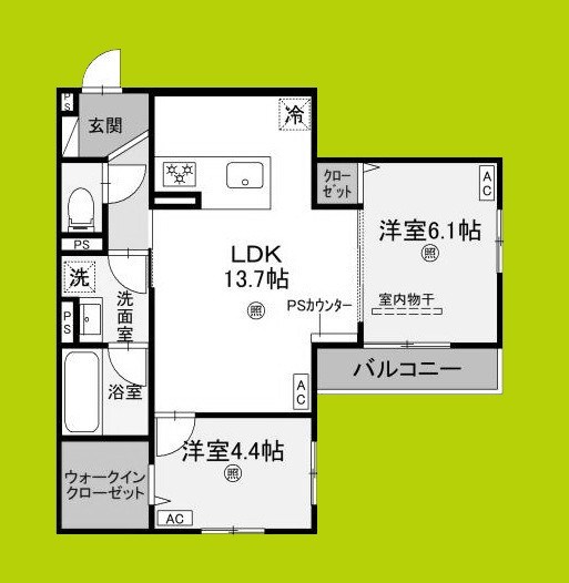 クレスト平野南 間取り