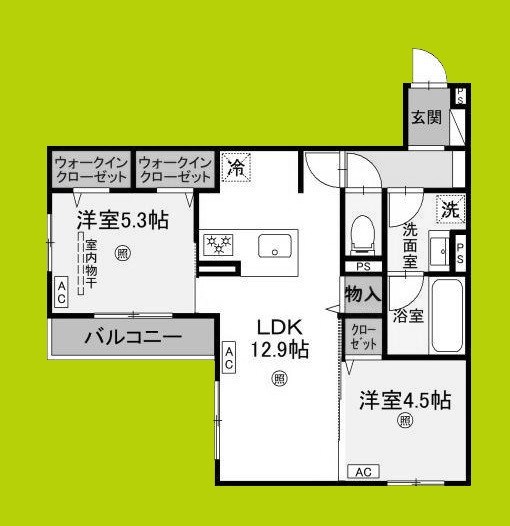 クレスト平野南 間取り