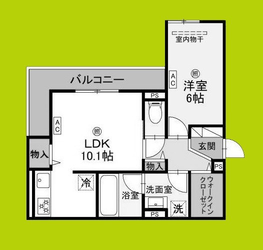 クレスト平野南 間取り