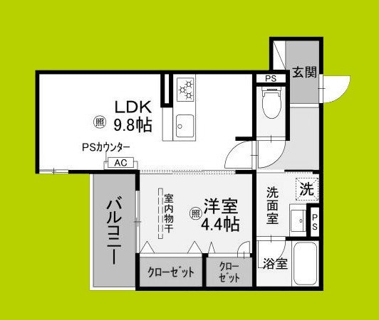 クレッシェンドⅥ 間取り