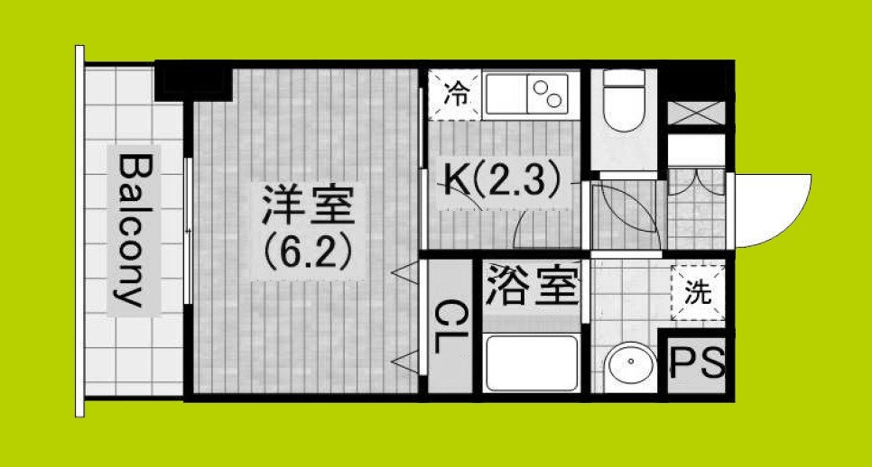 セゾンラトゥール新今里 間取り