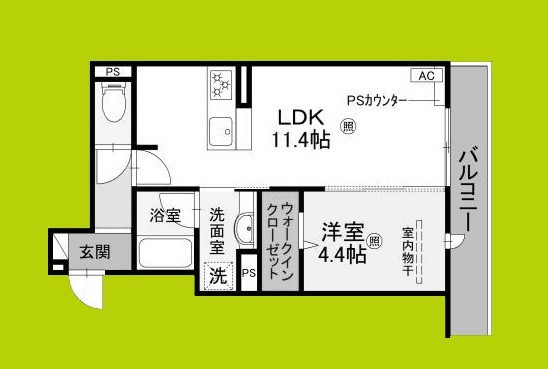 クレッシェンドⅥ 間取り