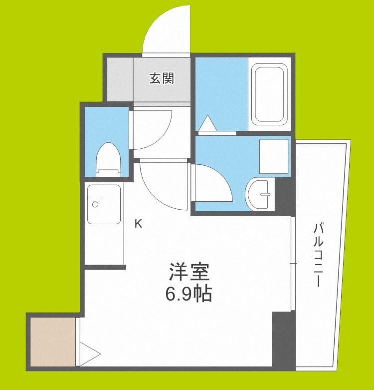 メゾン田中-海老江Ⅱ 間取り