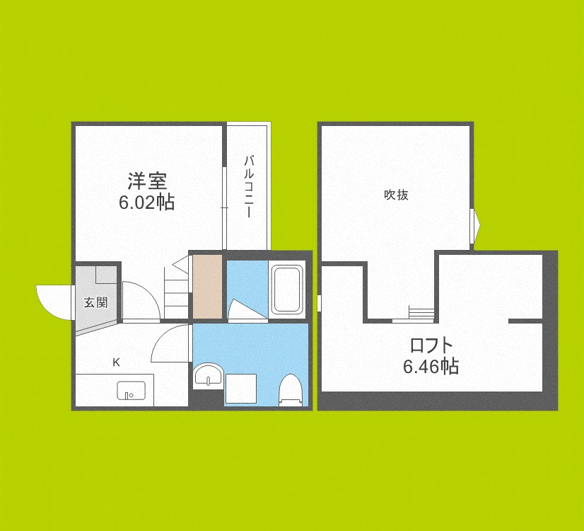 T.A小路東2丁目ⅥB棟 間取り