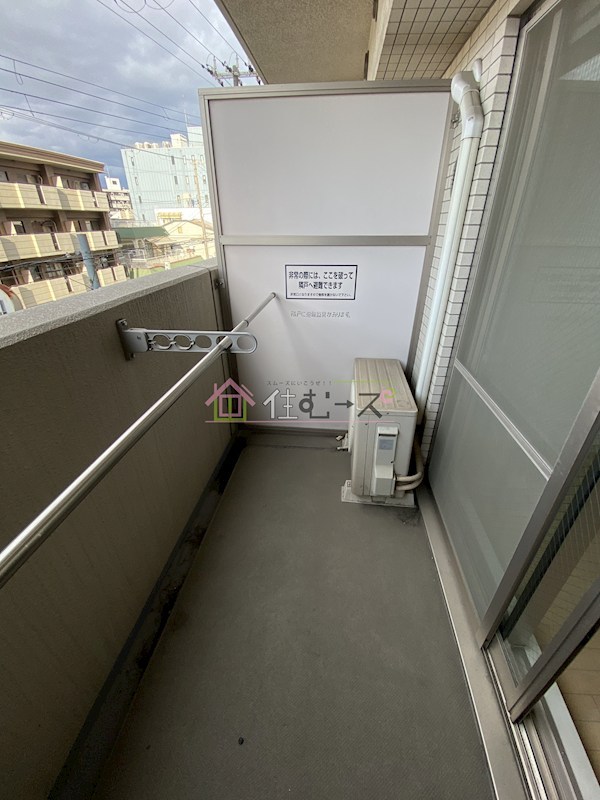 アクロス塚本リヴィエール ベランダ