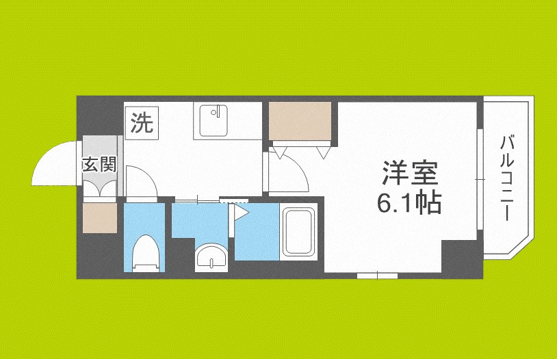 オズレジデンス今里NORTH 間取り