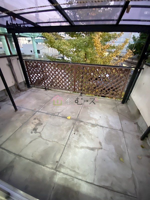 佃3丁目貸家1 ベランダ