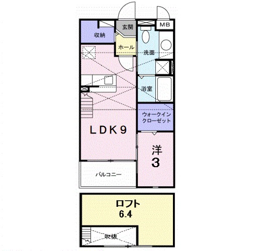 フレスクーラブリッサ 間取り
