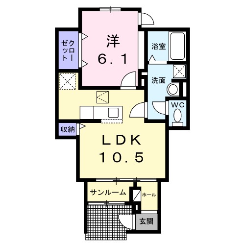 ラ・ヴィータ南門真Ⅰ 間取り