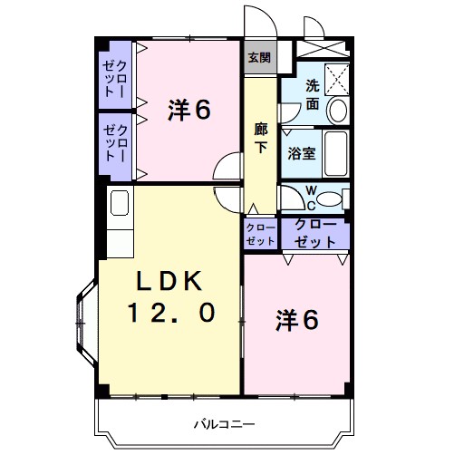フリーダム武庫の里Ⅲ 間取り