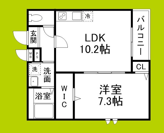フジパレス大和田Ⅱ番館 間取り