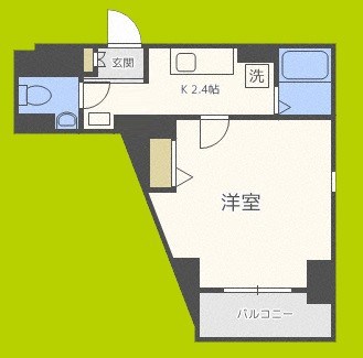 エイチ・ツー・オー東住吉Ⅰ番館 間取り