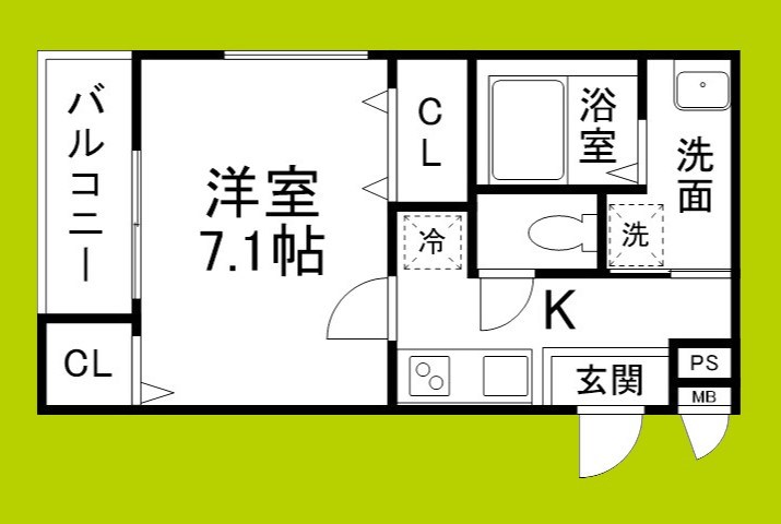 フジパレス大和田Ⅴ番館 間取り