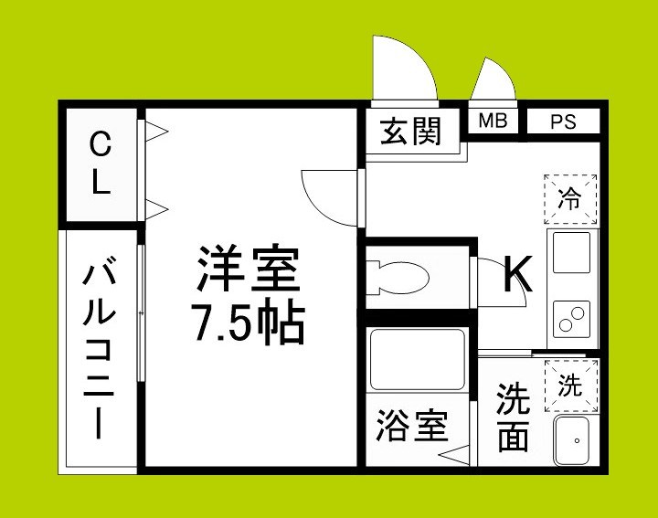 フジパレス大和田Ⅴ番館 間取り