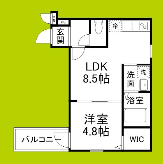 フジパレス大和田Ⅴ番館 間取り