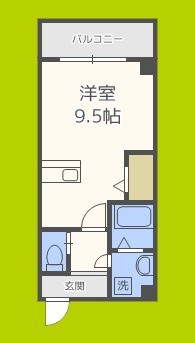 サンライフ北田辺 間取り