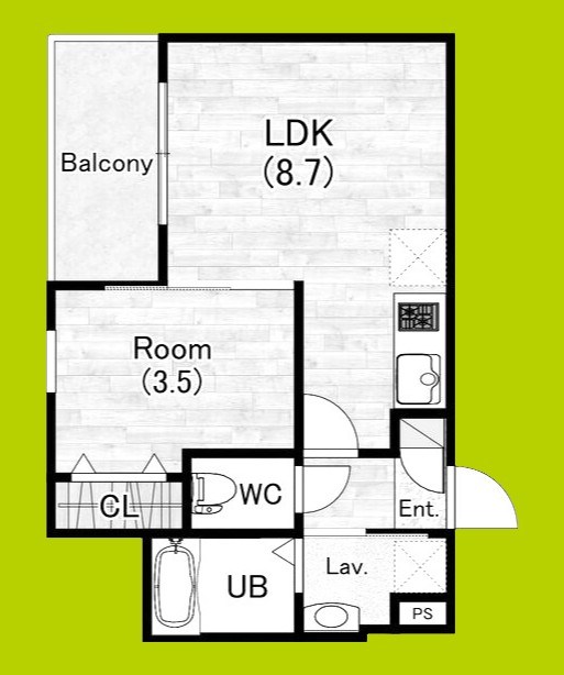(仮称)ジーメゾン姫島アウラ 間取り