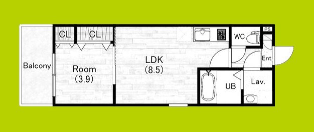 (仮称)ジーメゾン姫島アウラ 間取り
