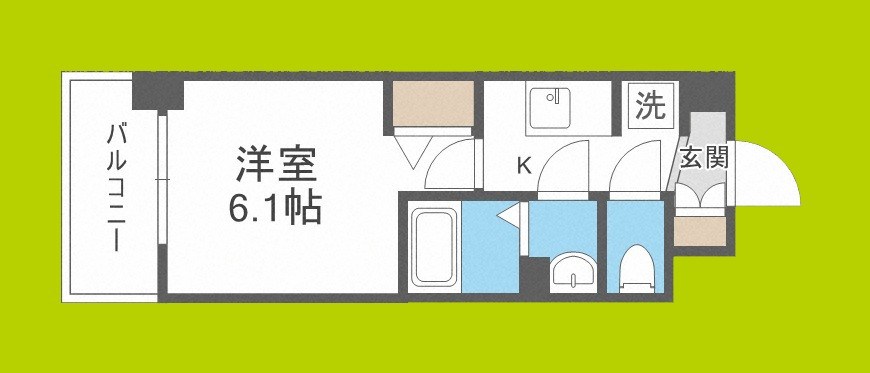 スプランディッド天王寺DUE 間取り