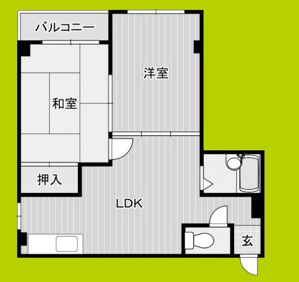 コーポ中野 間取り