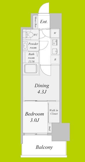 セレニテ東梅田アリエ 間取り