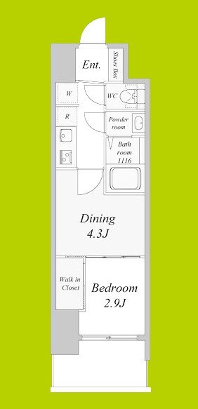 セレニテ東梅田アリエ 間取り