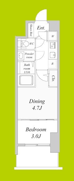 セレニテ東梅田アリエ 間取り