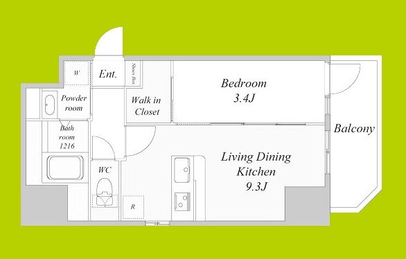 セレニテ東梅田アリエ 間取り