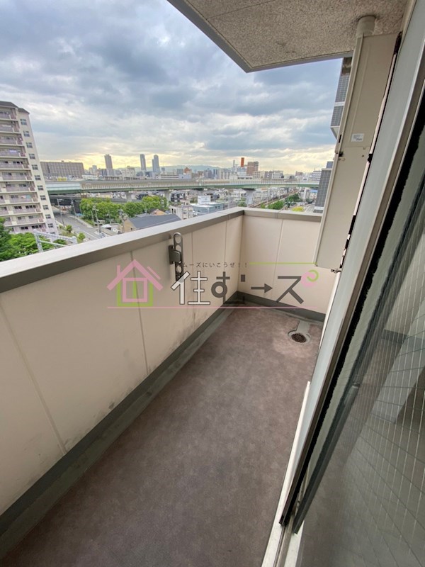 ELLE難波WEST ベランダ