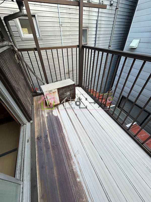 山坂５丁目貸家　 ベランダ