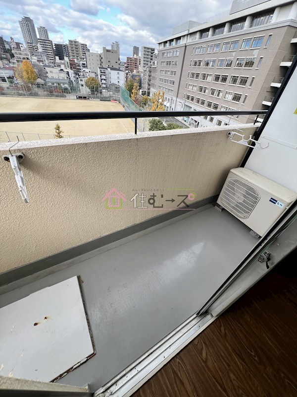 アパルト四天王寺Ⅰ ベランダ