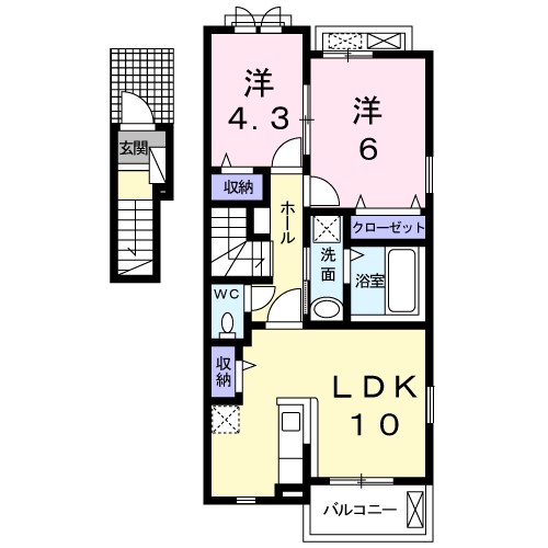 グラン　テラス 間取り