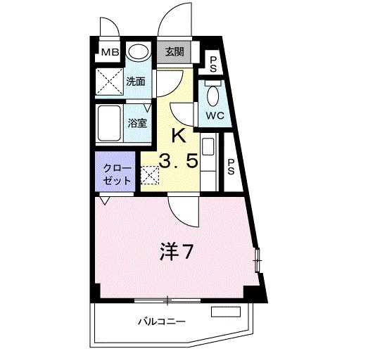 ハピネス浦江 間取り