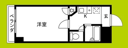 メゾンベルクール  間取り