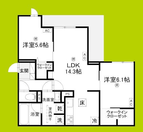 スペチアーレ背戸口 間取り