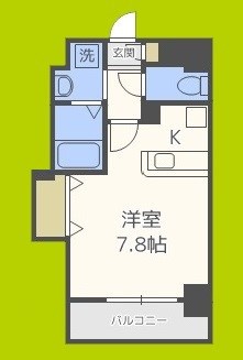 CASA MT 恵美須駅前 間取り