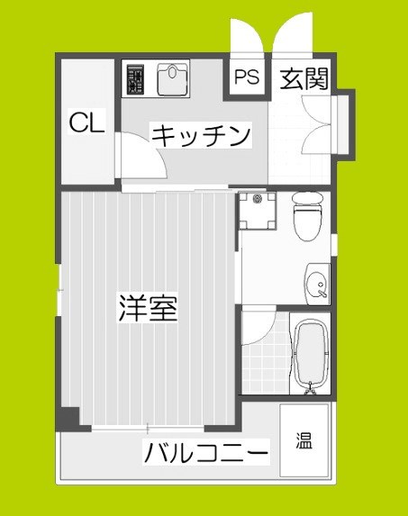 ヒルトップハイム桜川 間取り