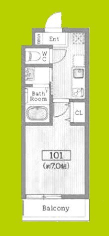AILE南塚口V 間取り図