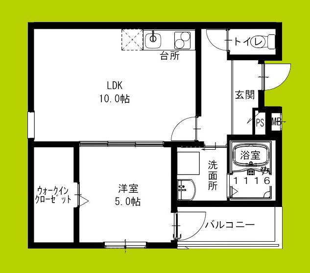 フジパレス庄内西町Ⅱ番館 間取り