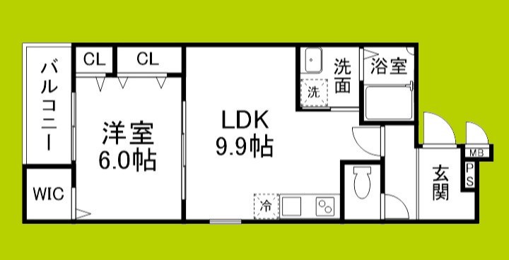 シャルマンエイトⅡ番館 間取り