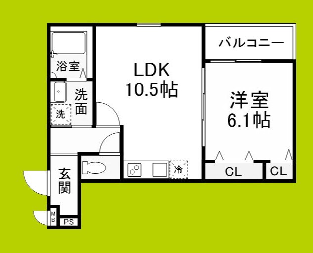 シャルマンエイトⅡ番館 間取り