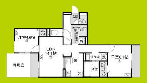 スペチアーレ背戸口 間取り