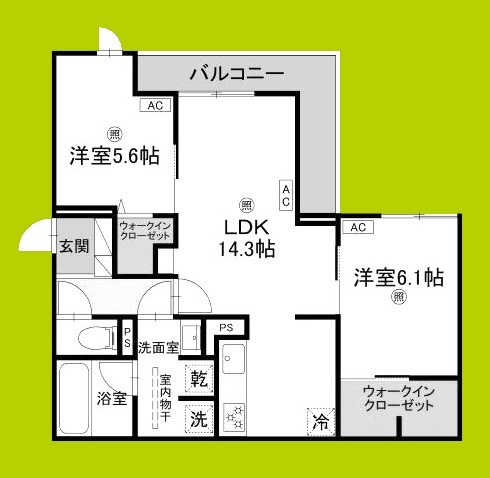 スペチアーレ背戸口 間取り図