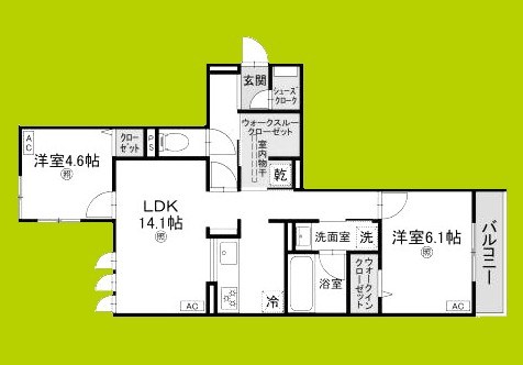 スペチアーレ背戸口 間取り