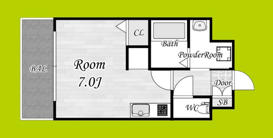 レークス新大阪ウエスト 間取り