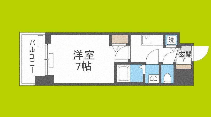 プレサンス水都OKAWA  間取り