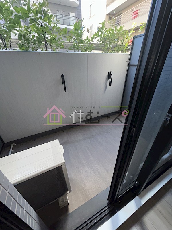 レジュールアッシュ桜宮リバーコート ベランダ