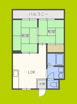 クリアポート福本 間取り