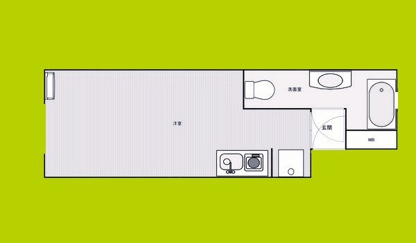 CINQ APARTMENT 間取り