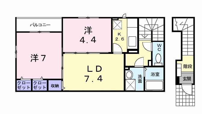 コートドールⅡ 間取り